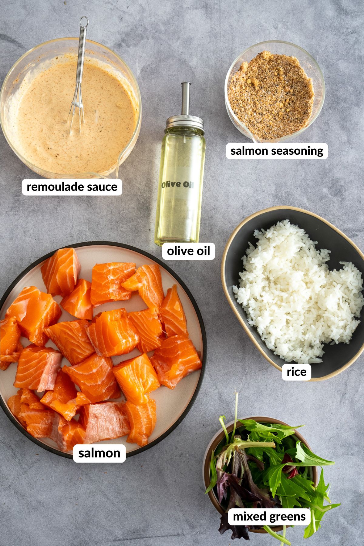 salmon bowl base ingredients